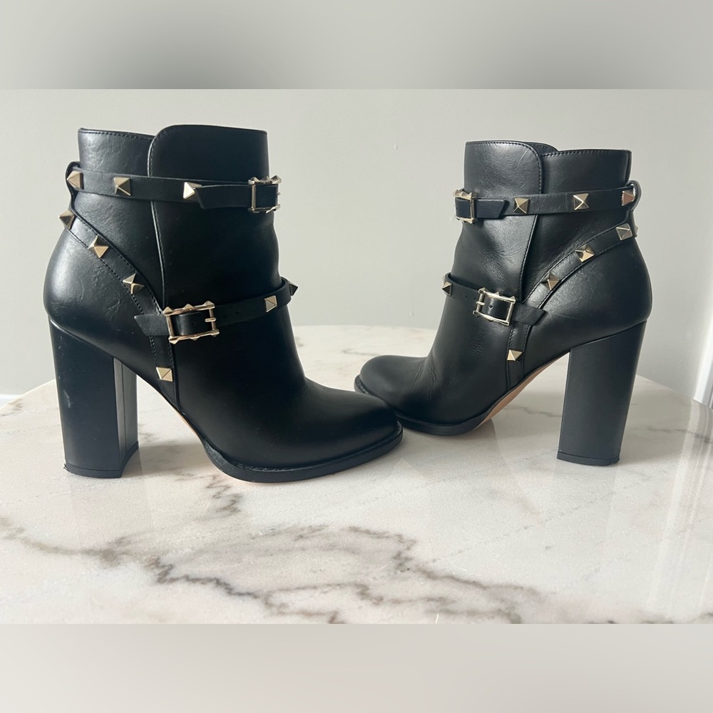 Valentino rock stud booties
